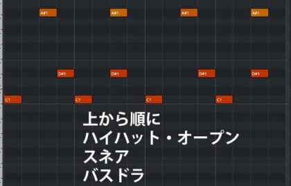 reggaetonのリズムパターン